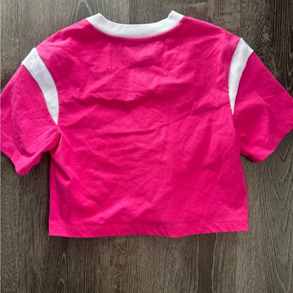 Barbie crop top. Pink and white Size XS.. - Picture 2 of 3
